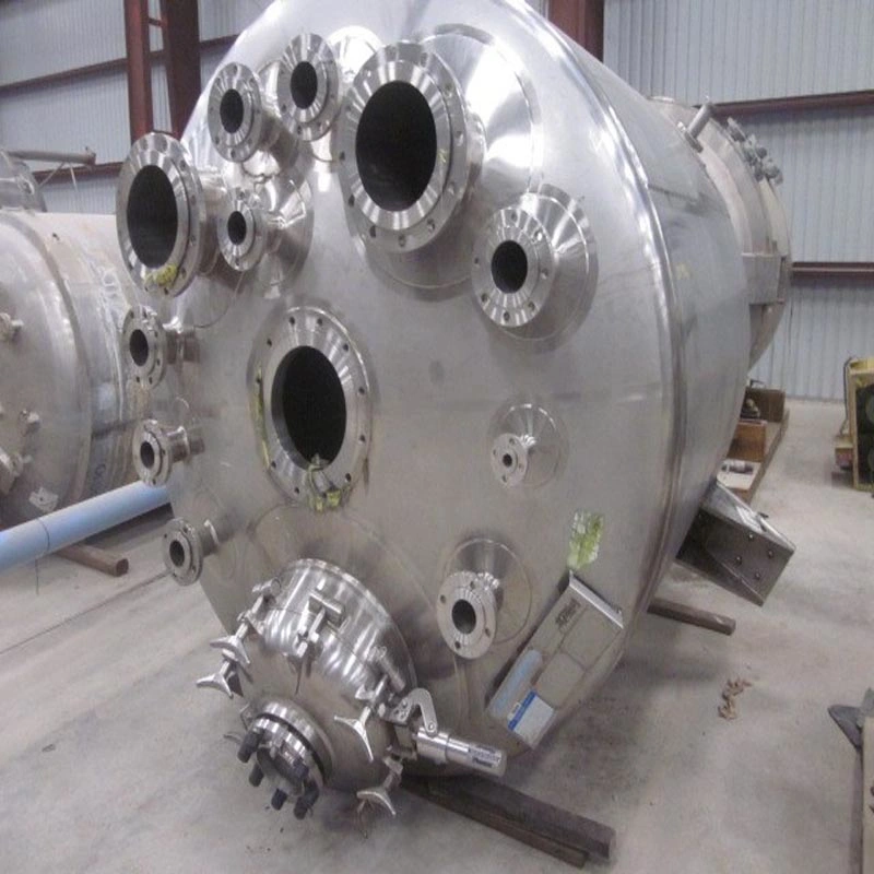Edelstahl (SS) 304 316/Titan/Nickel/Hastelloy/PTFE/PFA/PVDF/F40 ETFE-Reaktionschemikalien/Sanitär poliert Hochdruckreaktor-Behälter