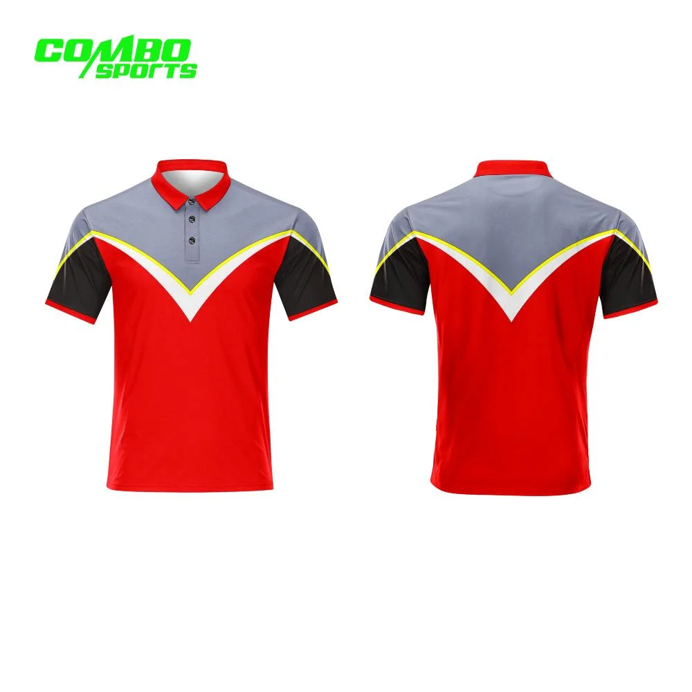 Combo All Over Custom Men Quick-Drying Digital Sublimation Team Sports Top Polo Shirt