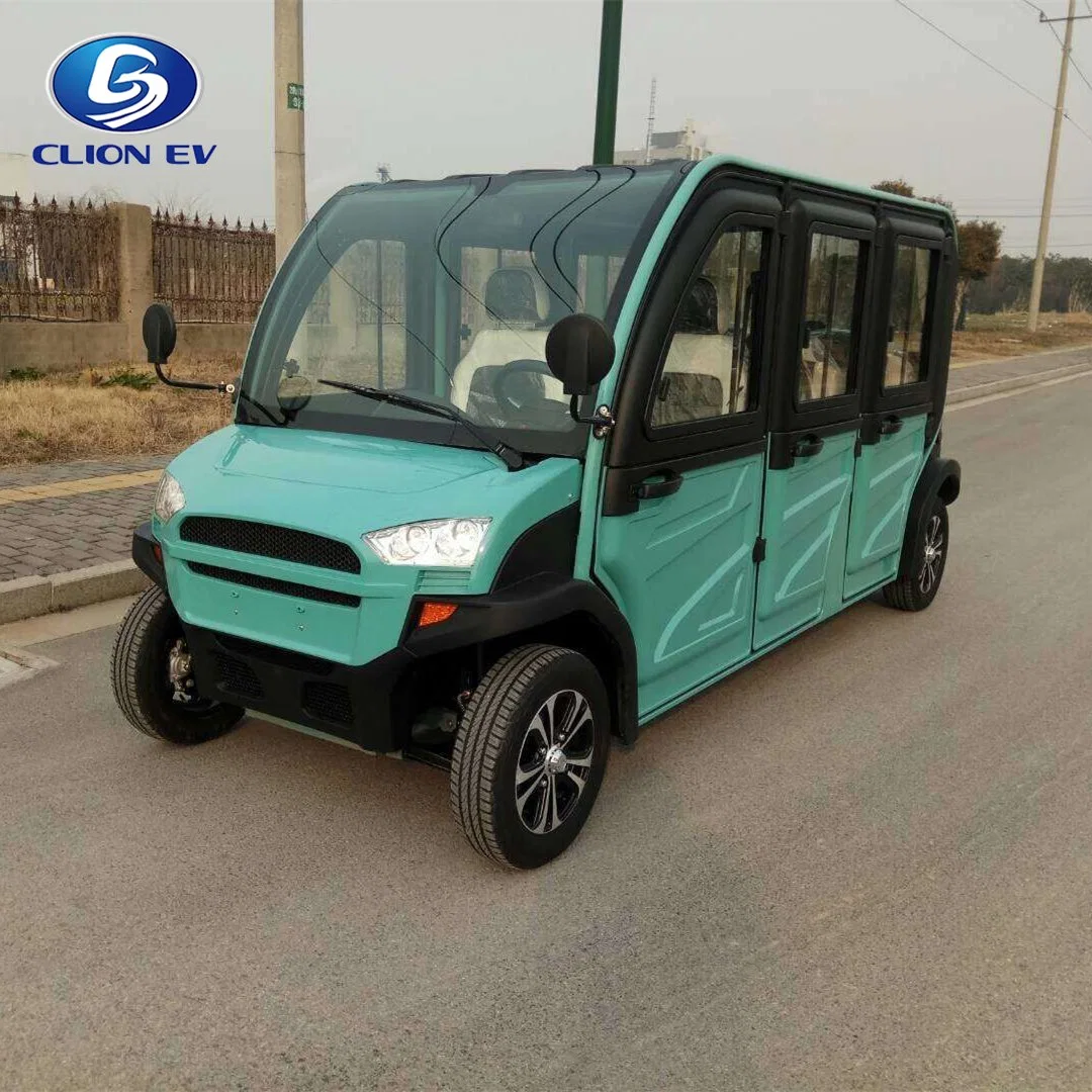 Cerrado Four Wheel 80-100km Electric 6 Patrulla de pasajeros / coche turístico