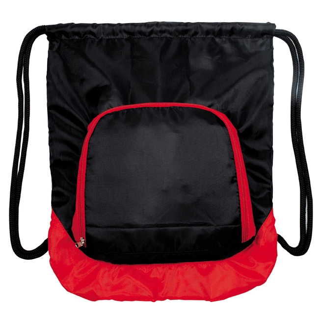 Wholesale Popular Promotion Gift Polyester Thick Rope Durable Soft Light String Backpack Fanny Drawstring Bag
