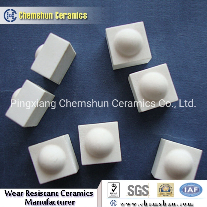 Square Ceramic Wear Tile Liner as Pulley Lagging Ceramics