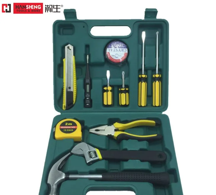 12, 15, 31PCS Household Set Tools, Aluminum Alloy Toolbox, Combination, Set, Gift Tools, Made of Carbon Steel, Polish, Pliers, Wire Clamp, Hammer, Wrench, Snips