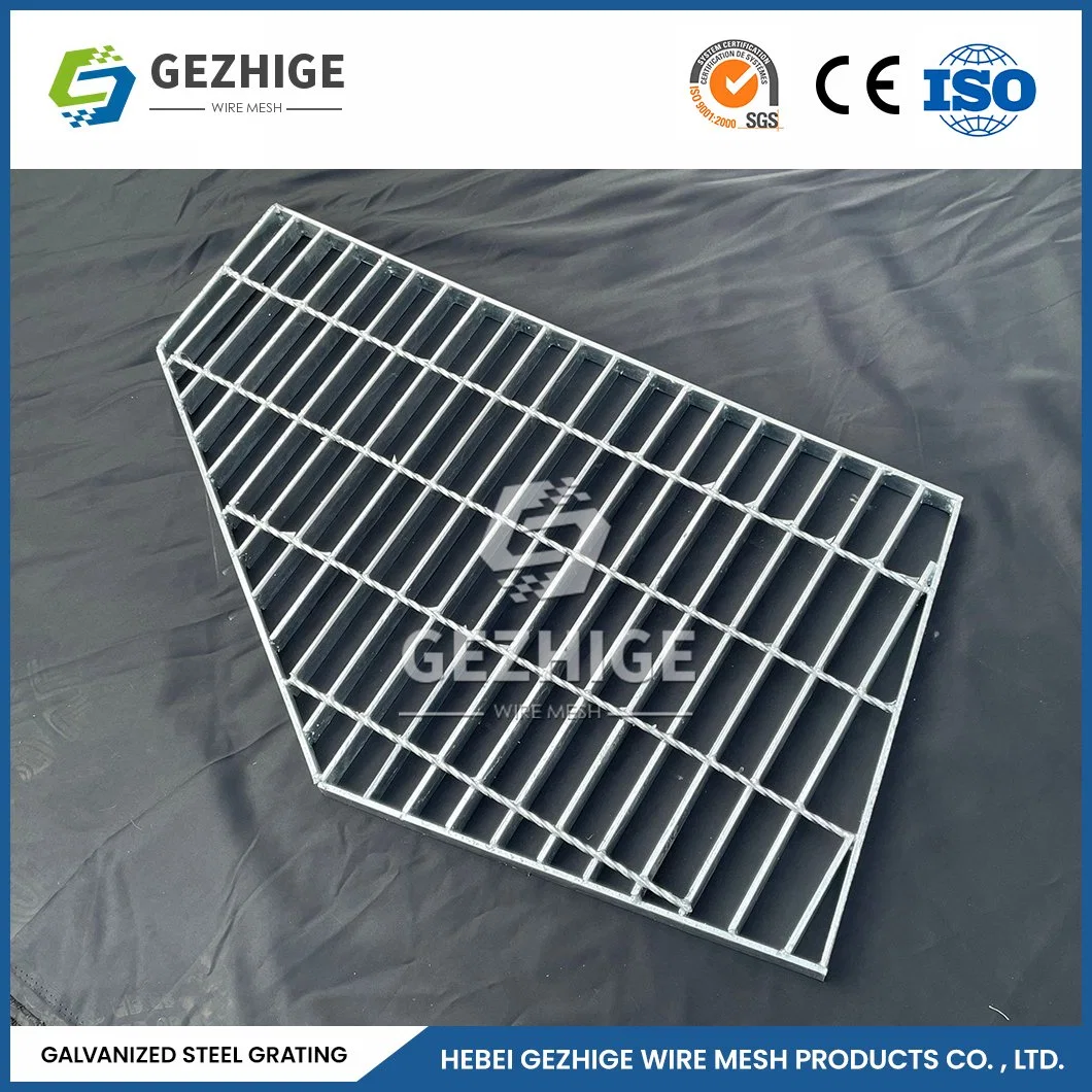 Gezhige 3-50mm Thickness Expanded Metal Grating Manufacturers Wholesale/Supplier Stainless Steel Floor Grating China Electroplate Surface Galvanized Steel Grating Panel