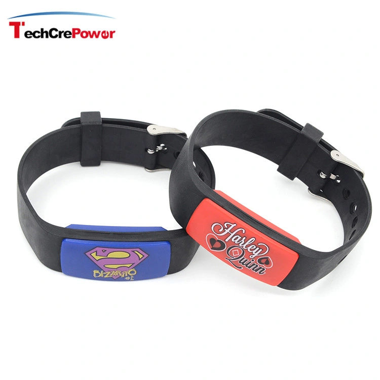 S008 Watch Buckle RFID Plastic Wristband Wholesale/Supplier Prices Concert Festival Wristband Watch