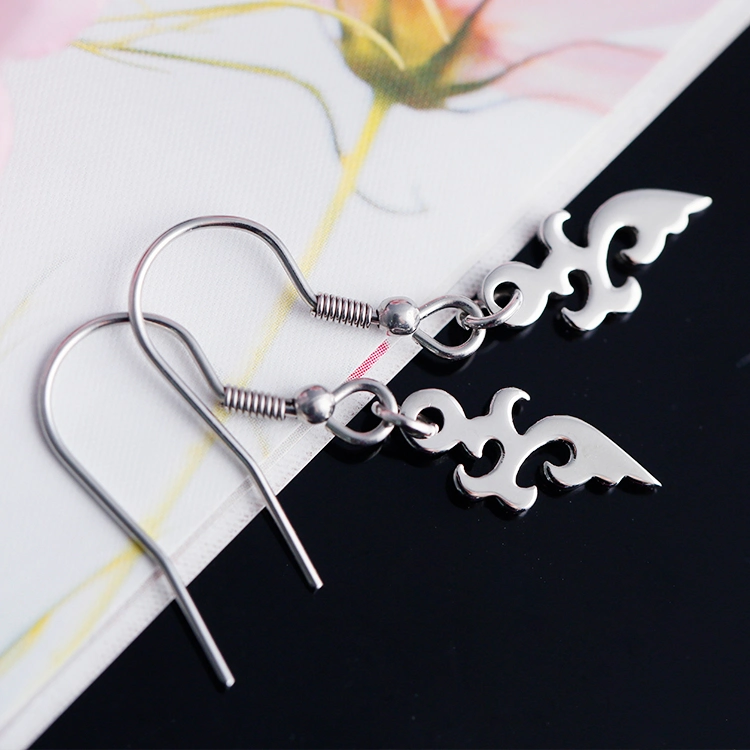 Hip-Hop Hip-Hop Cool Girl Earrings Flaming Knife Earrings