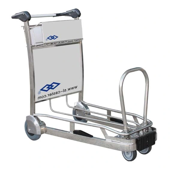 Airport Baggage Passenger Aluminium Airport Luggage Trolley