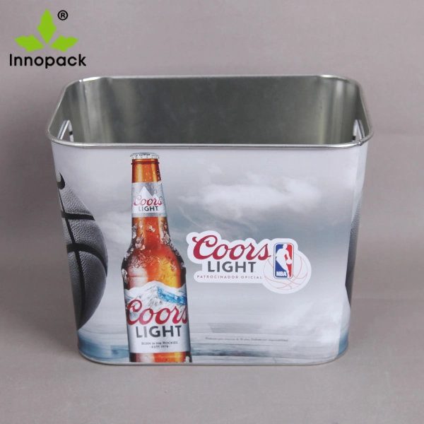 8L Metal Stainless Steel Ice Bucket Wine Champagne Beer Cooler