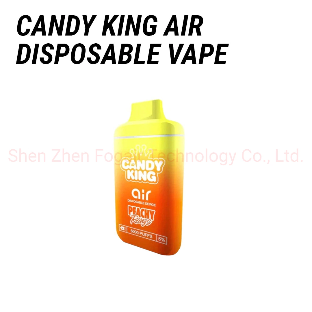 Newest Hotsale Candy King Air Mesh Coil 6000 Puffs Vapes Pod Dual Flavor Disposable/Chargeable Automizer Vape