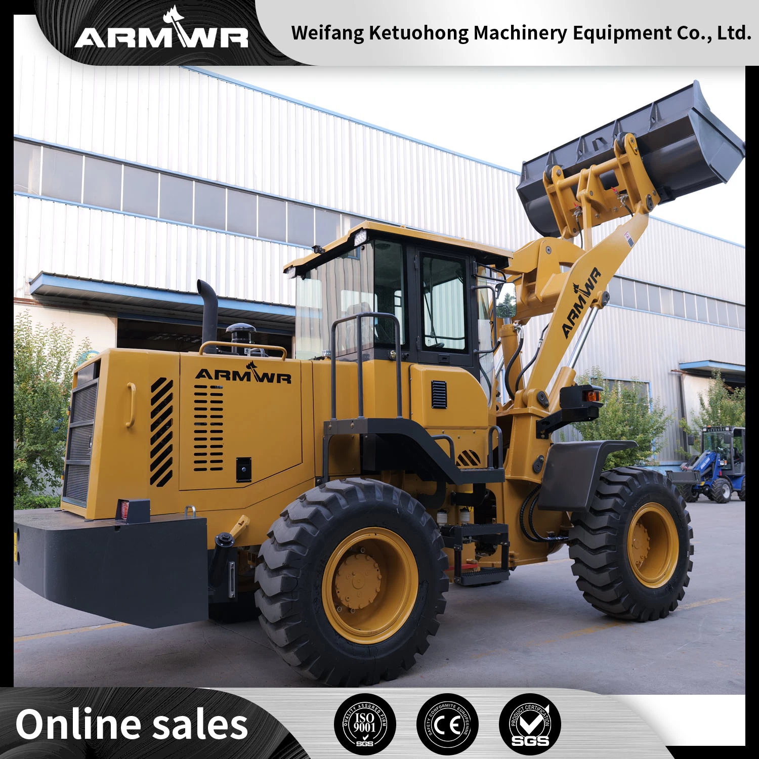 China Basic Customization Cheap Hydrostatic CE 4WD Zl939 Frontend/Compact/Radlader/Payloader/Bucket Lader mit Anbaugerät für Baumaschinen