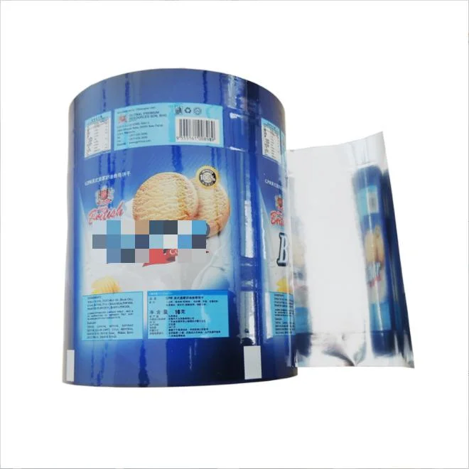 Lom Custom Rigid Thin Surface Plastic Polyethylene Metalized Film Aluminum Lamination Roll Film