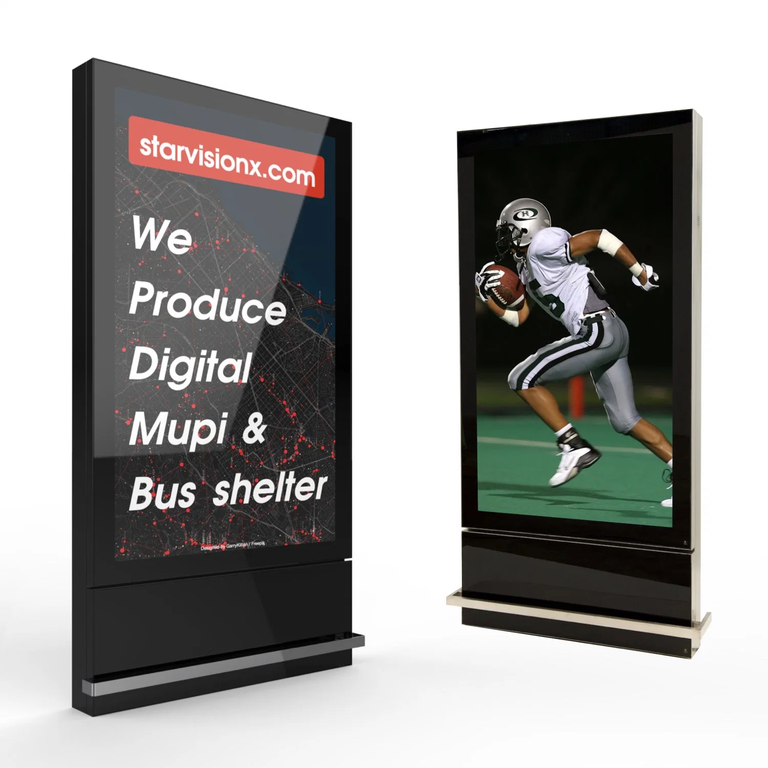 75" Free-Standing 4K Indoor Advertising LCD Digital Signage Display for Shopping Mall