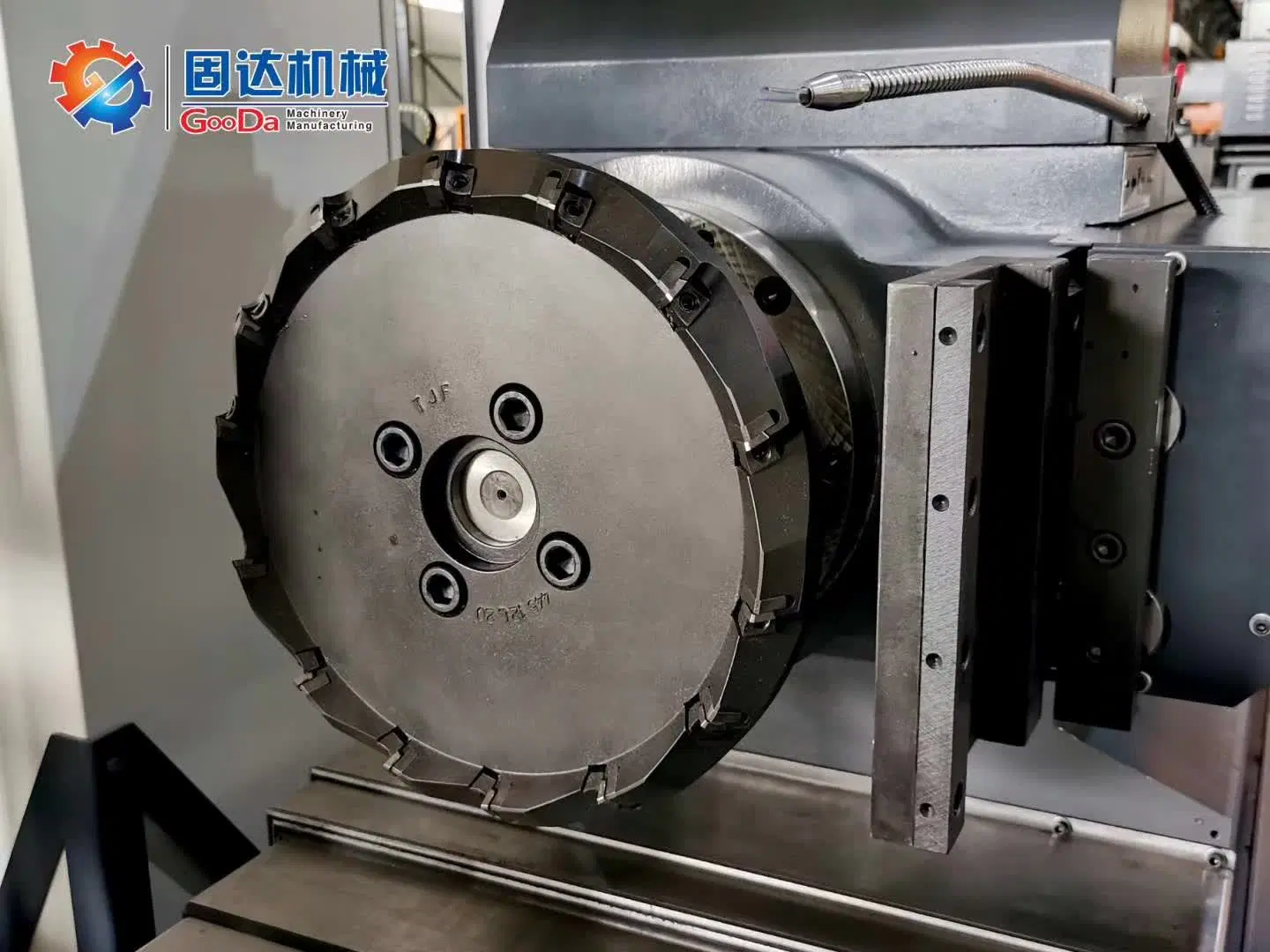 Gear Type CNC Duplex Milling Machine with Big Cutter for Casting and Forgings Power Cutting