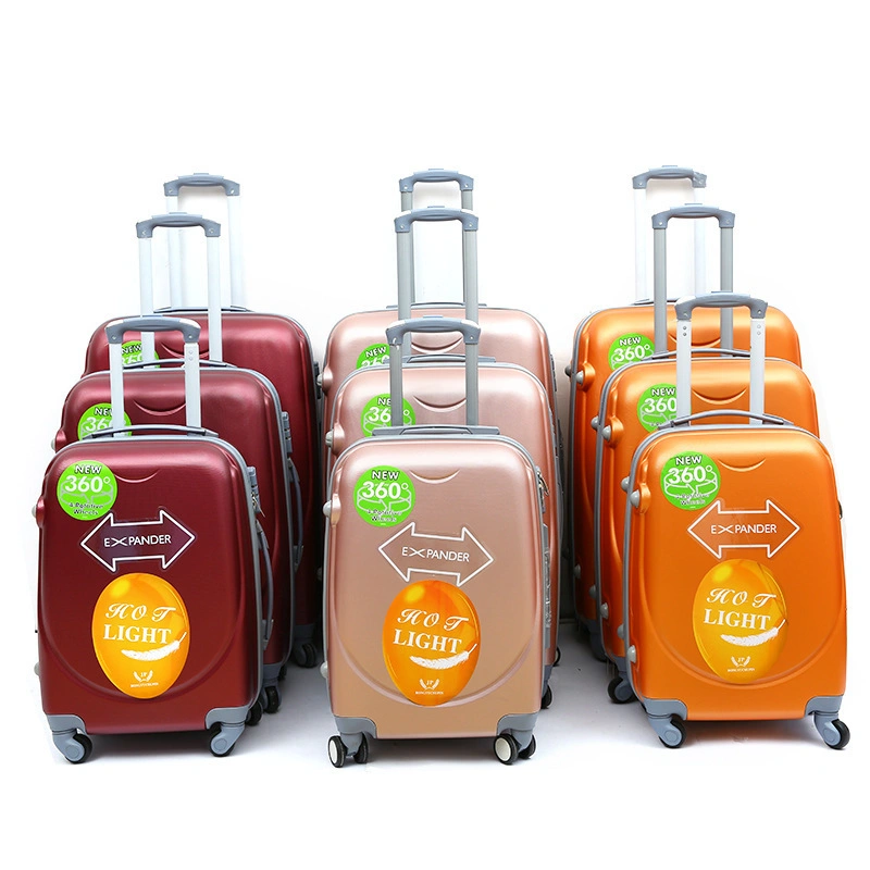 Happy Colorful Trolley Luggage Bag ABS Suitcase Travel Luggage