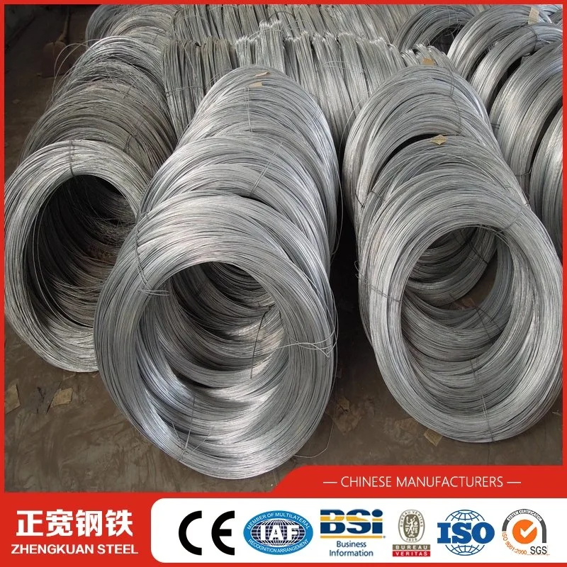 China venda por preço baixo alta qualidade AISI GB JIS 0,5mm arame galvanizado rolos/Galvanized Arame para construção, decoração, material da indústria