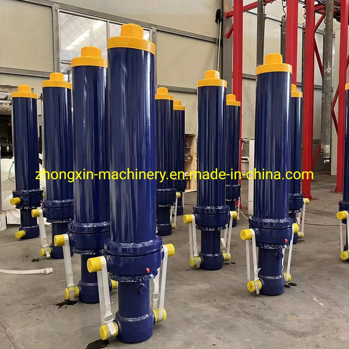 Hyva Style Fee Telescopic Hydraulic Cylinder for Dump Truck