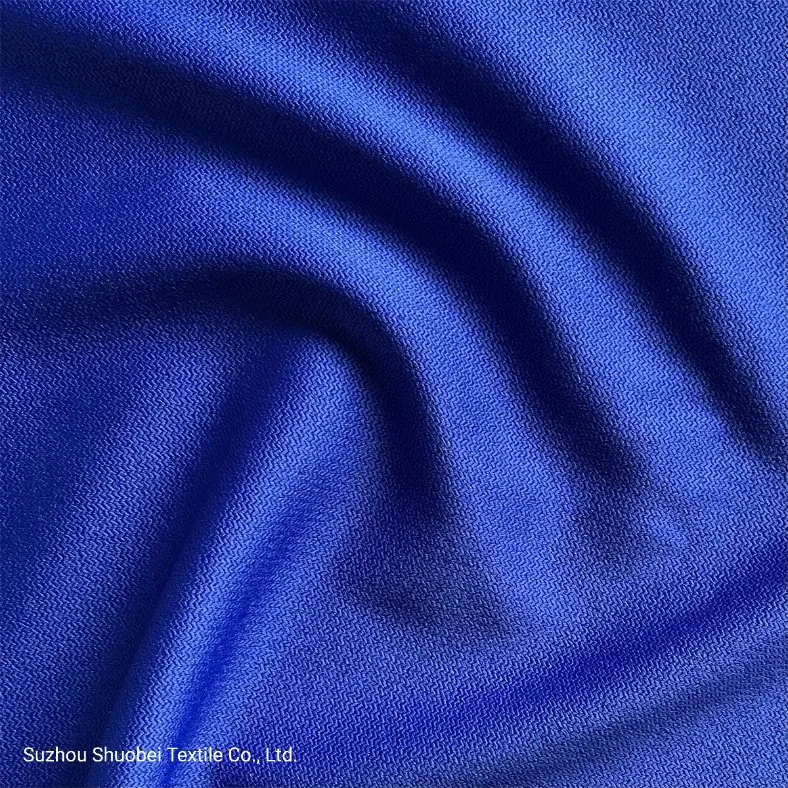 El patrón de espina de espina de pez luces estirar la imitación de tejido de seda para prenda
