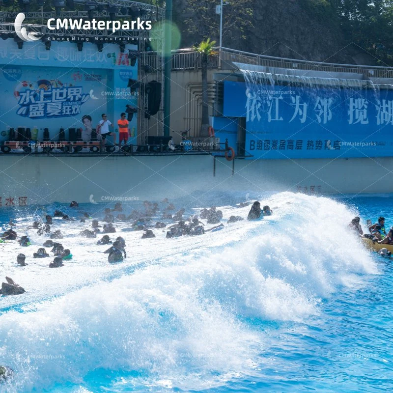 Parque de diversões comercial vácuo Tsunami Wave Pool Equipment Wave Wave Wave Piscina Máquina