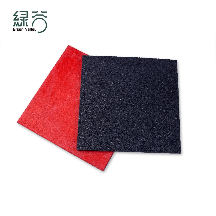 Outdoor Indoor Playground Rubber Tile/Fitness Rubber Mat / Crossfit Gym Rubber Floor