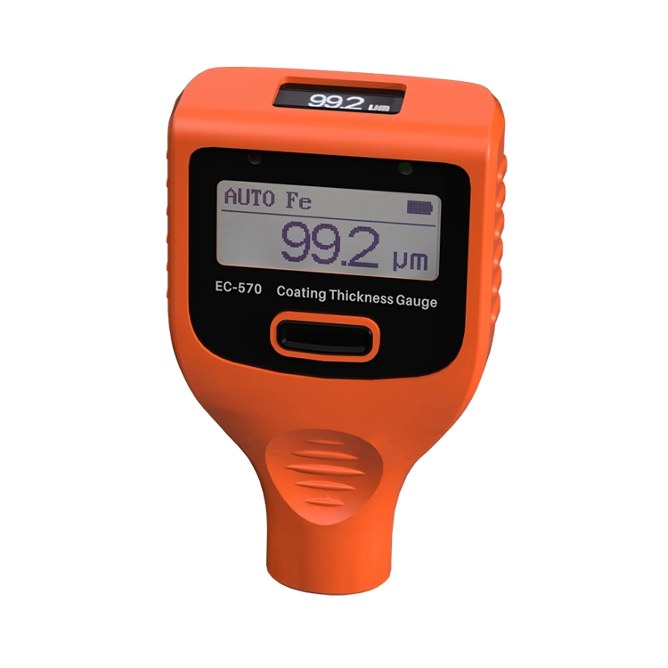 مقياس سُمك الطلاء الرقمي EC-570 LCD جهاز اختبار سُمك الطلاء التلقائي