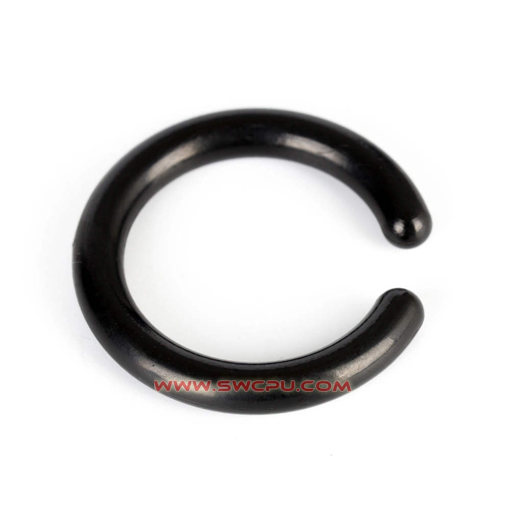 Custom Flexible C Type Plastic Snap in Ring / Quick Clip Ring