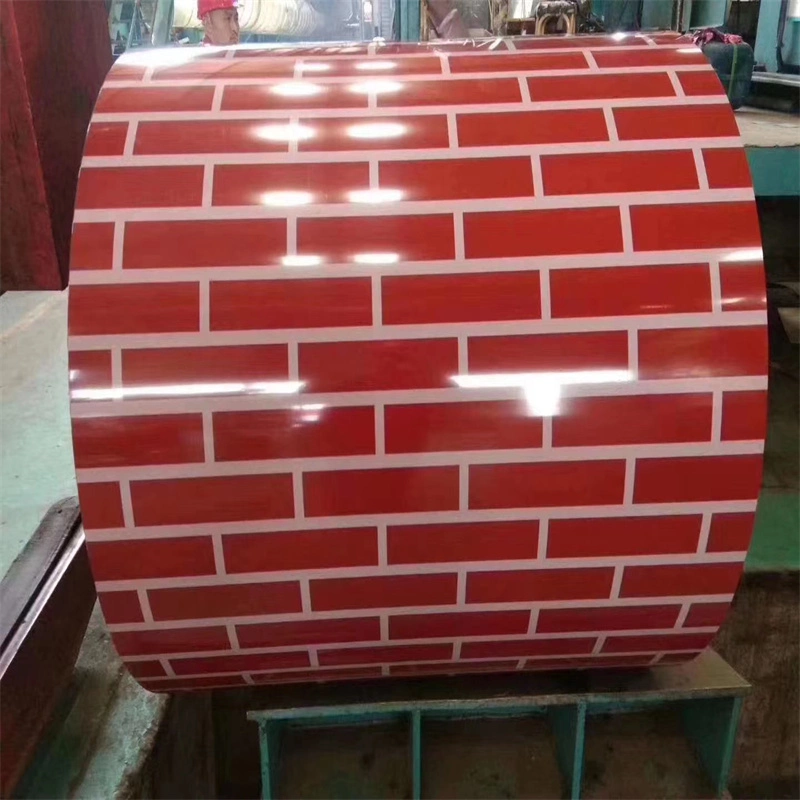 Brazil Zinc150g PVC Plastic Film PPGL Ral9003 Prepainted Galvalume Steel Coil for Sandwich Panel