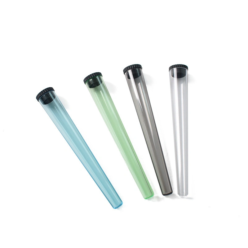 Factory Supply Pre Roll Tubes Empty Plastic PP Squeeze Child Resistant Smell Proof Tubes Pop Top Tubes