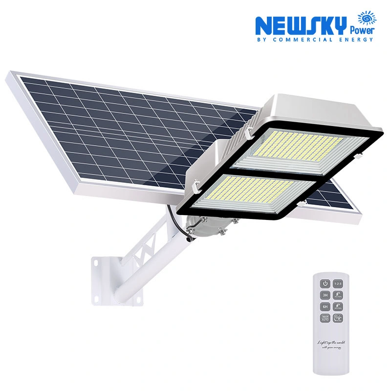 IP65 High Powered Waterproof All in One/Integrated Energy Saving Solar LED Street Light 4work Modes with Timing and Lithium Battery for Garden Park