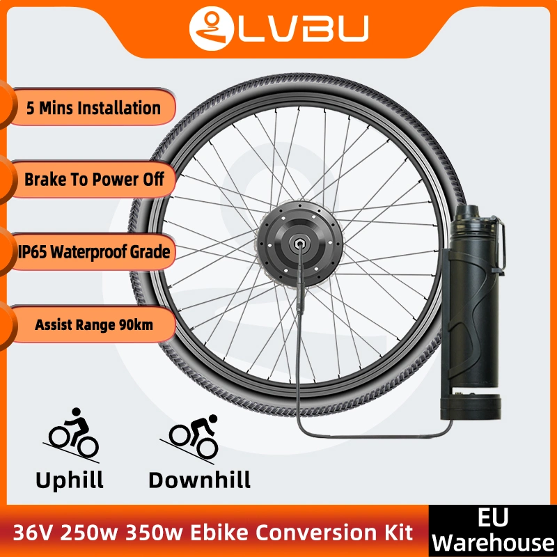 250W Ebike Front Brushless Hub Motor for Bicycle Electric Conversion Kit with Lithium Battery Included with Competitive Price