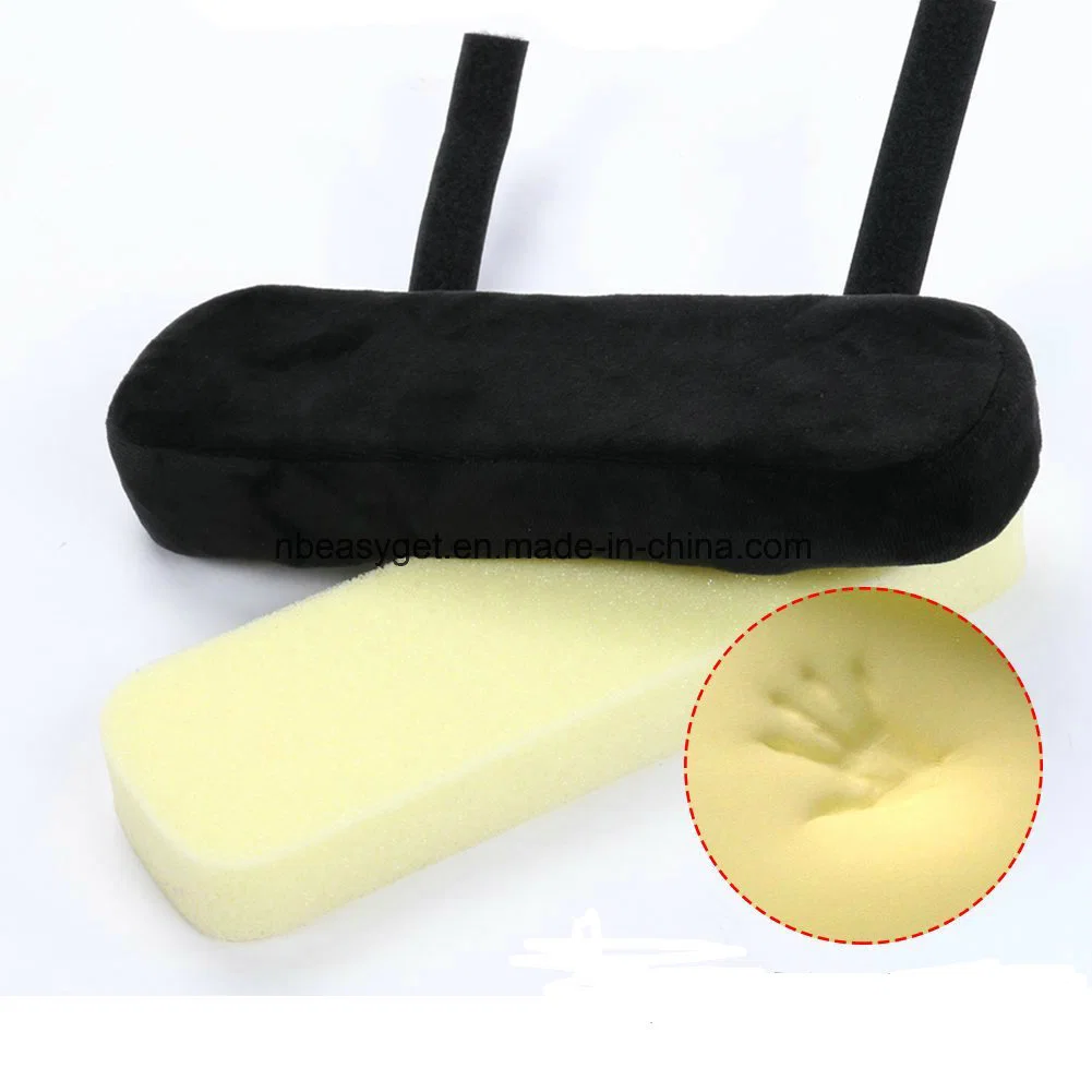 Ergonomic Memory Foam Chair Armrest Pad, Comfy Office Chair Arm Rest Cover for Elbows and Forearms Pressure Relief (Set of 2) Esg10404