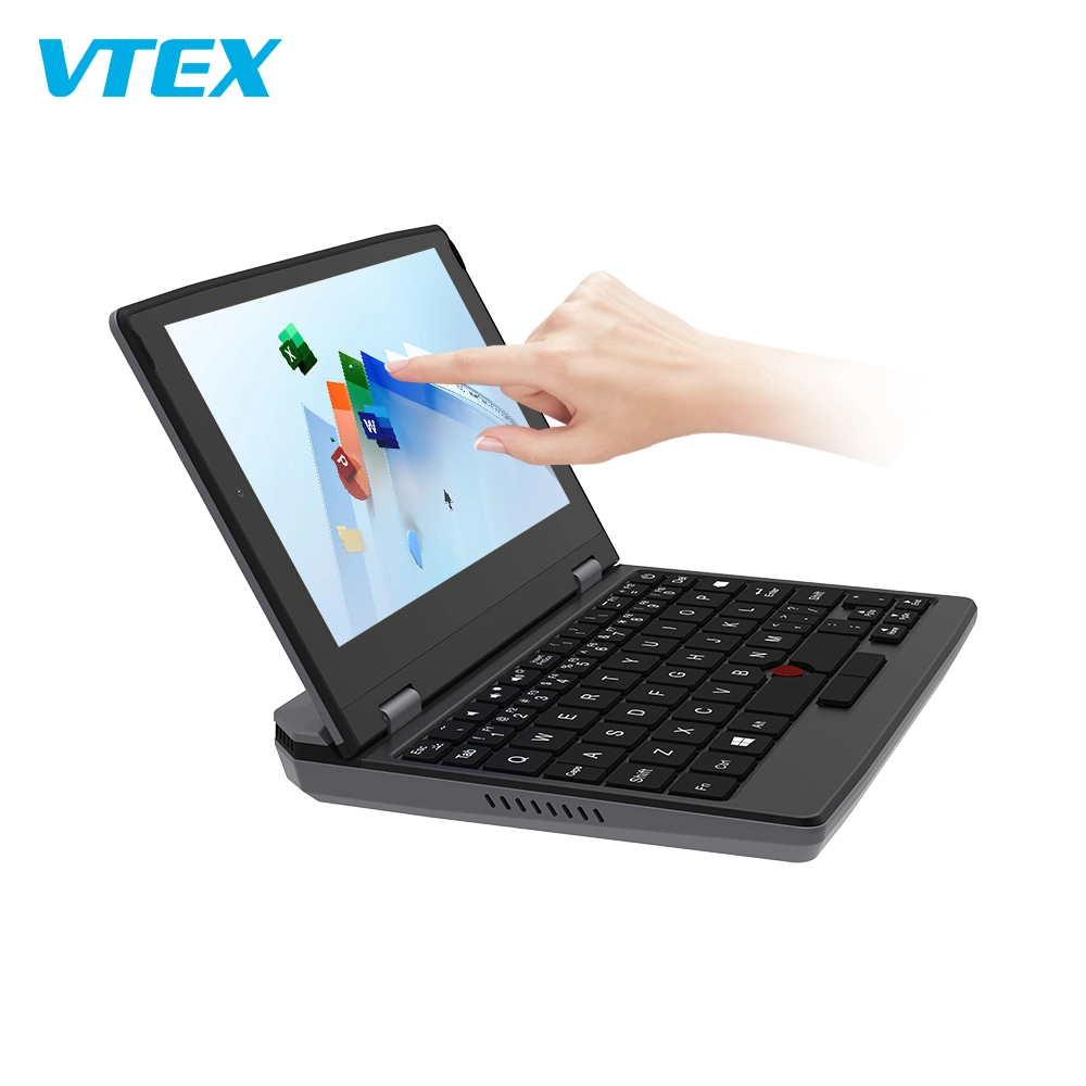 Tragbarer Mini-Laptop Wins10 7 Zoll Touchscreen Business Office Notebook Pocket Netbook Win10 Micro Computer Laptop mit Stylus