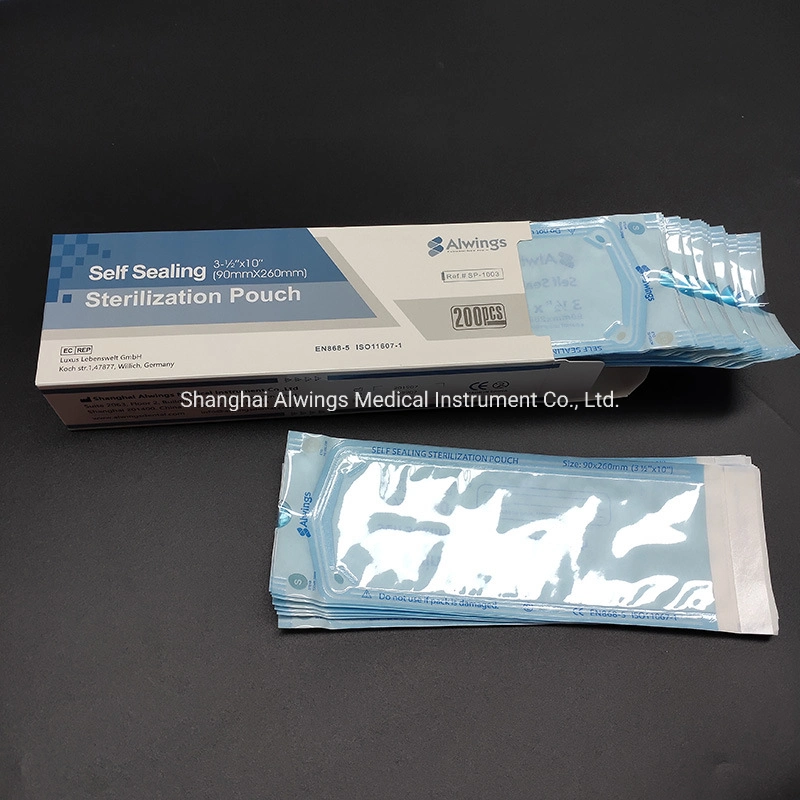 Awlings Medical Self Sealing Sterilization Pouches for Dental Tools Sterilization