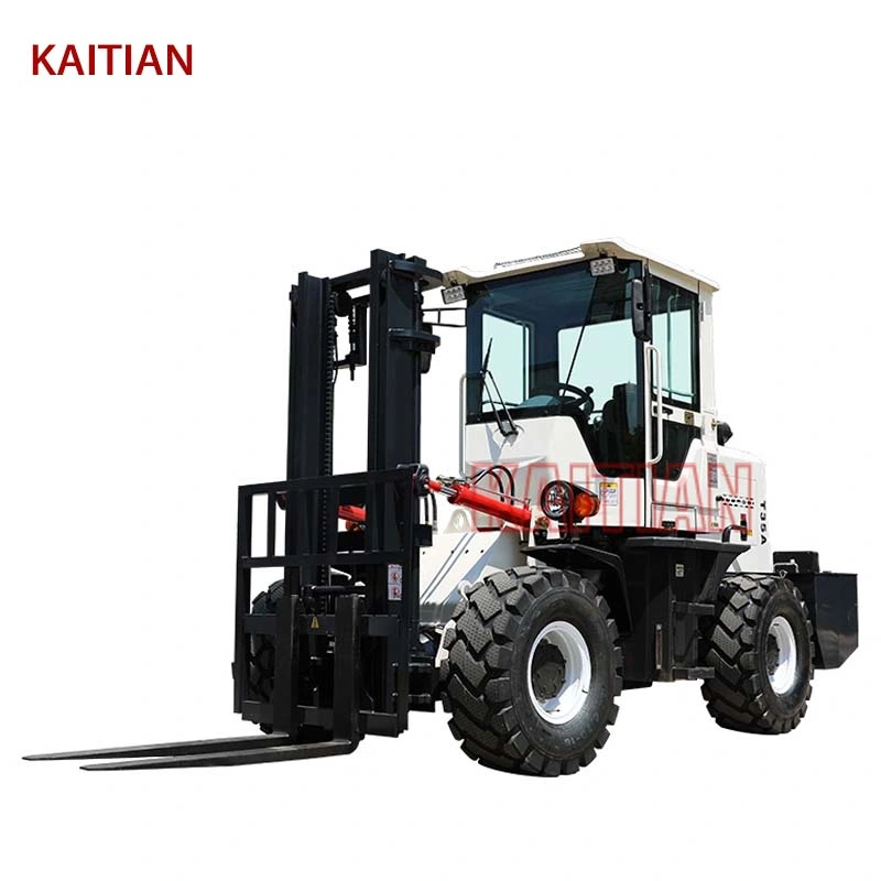 Kaitian Multifunctional New Rough Diesel off Road Forklift LG40f with Diesel Engine