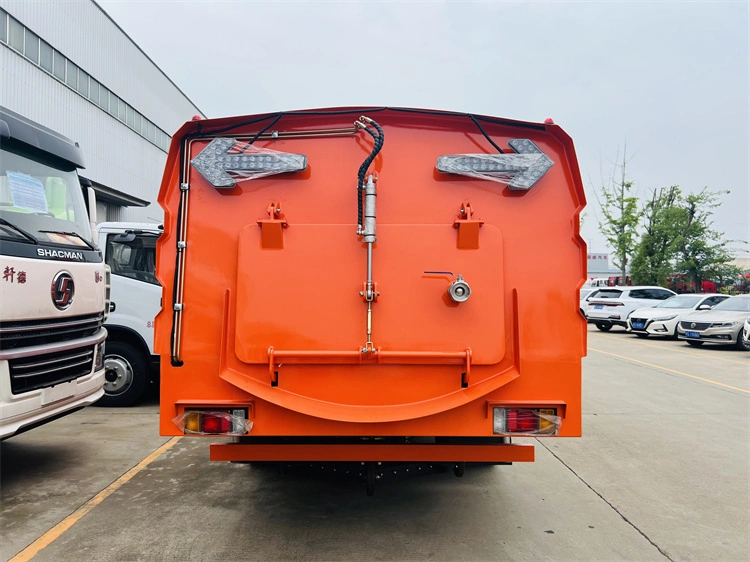 Sweep and Suck Type Manual Electric Road Sweeper Washer Truck