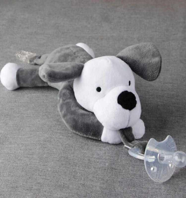 Plush Animal Baby Pacifier Toys