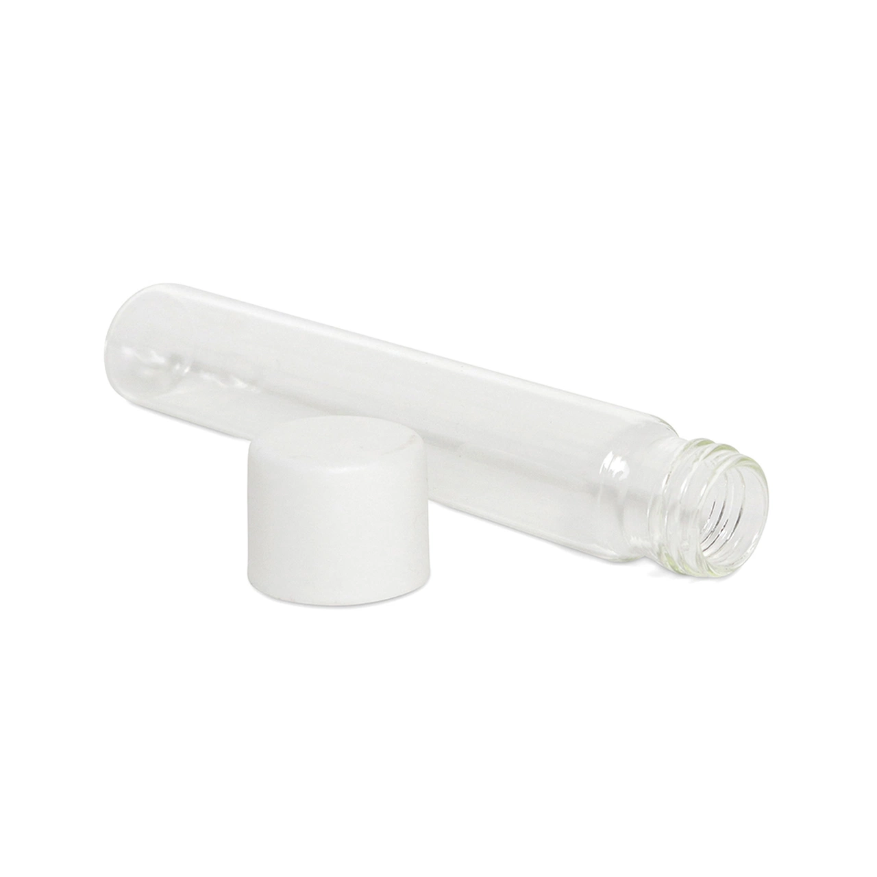 Custom Length Width High Low Borosilicate Clear Glass Tube with Synthetic Cork