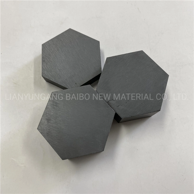 Low Density High Strength Stock B4c Hexagon Tile Boron Carbide Ceramic Body Protection Sheet Sic Plate