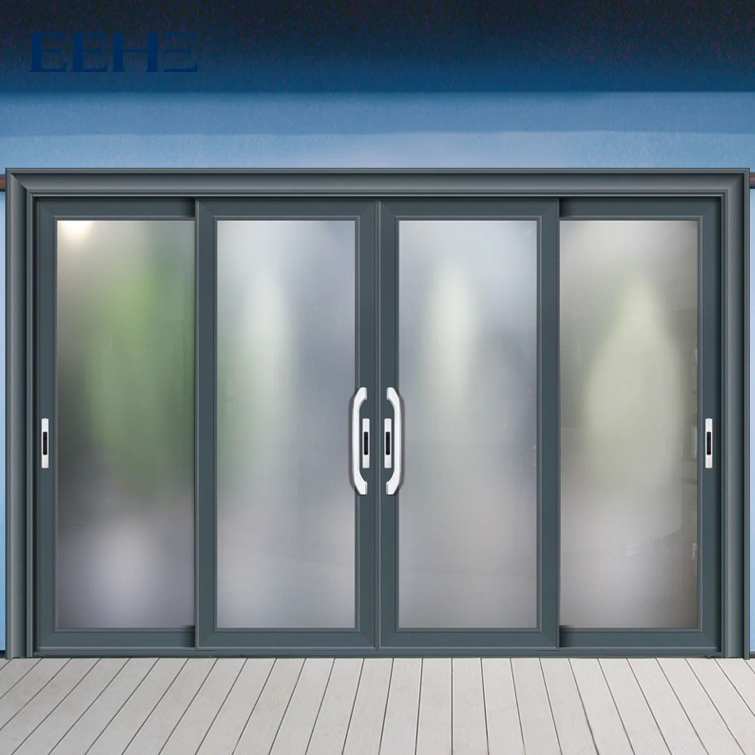 Luxury Aluminium Sliding Doors Thermal Break System for Office Conference Room