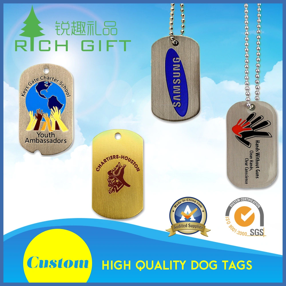 for Dog Collarsarmy Pet Tags USB Promotional Gift Customized Dog Tag with Necklace