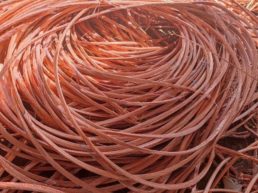 99.9% Copper Scrap Wire Supplier