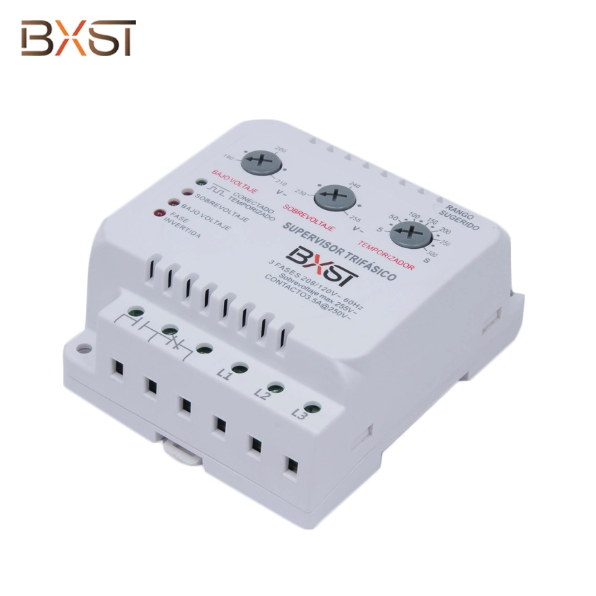 Bxst-V086 Rail Type 3-Phase Adjustable Wiring Voltage Protector