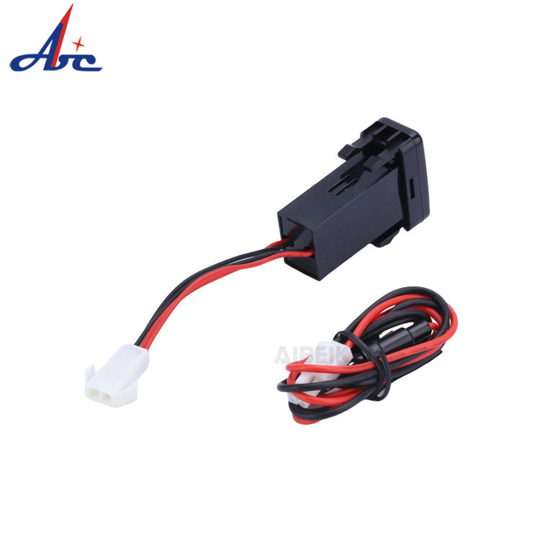 DC 12V 3.1A Dual Car Charger Power Socket USB Charger Port Multiple USB Charger for Large Toyota