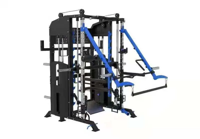 Hundreds of Different Exercises for Shoulder, Arms, Chest, Back, Core & Legs, Perfect Combo Machine for Whole Body Workout Variety of Function Smith Machine