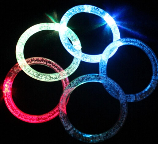 Acrylic Wedding Used Light up Promotion Low Price LED Wristband