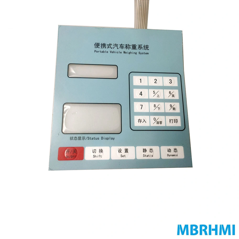 Custom Design PMMA Panel Membrane Swicth Keypad