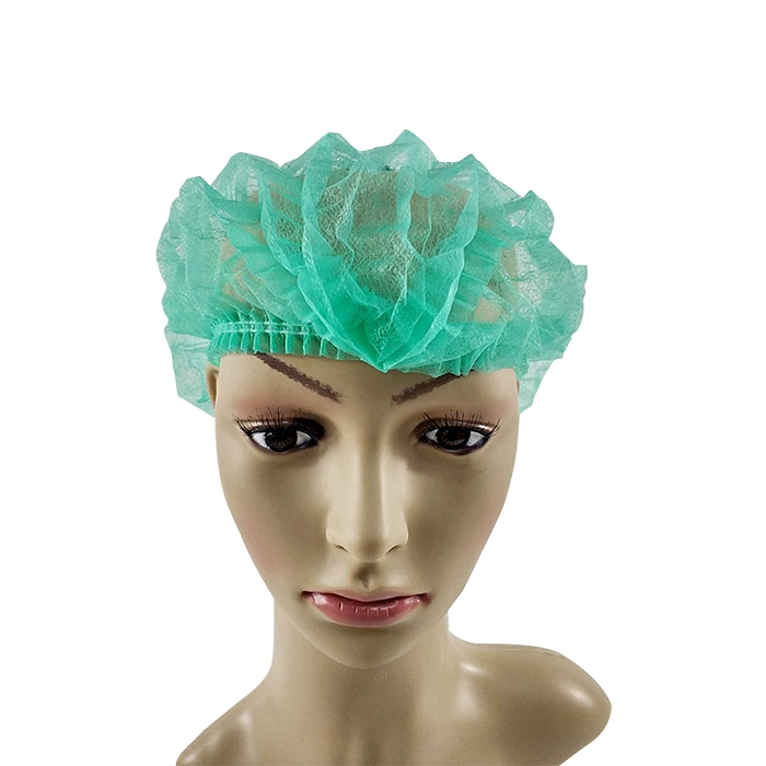 Food Factory Polypropylene High quality/High cost performance Clip Shape Head Cover Nursing Breathable Surgery Disposable Hair Caps