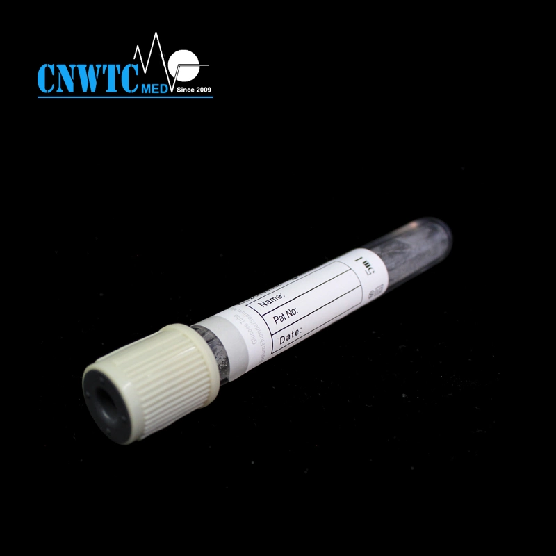 Sodium Fluoride Oxalate Glucose Grey Cap Vacuum Blood Collection Tube