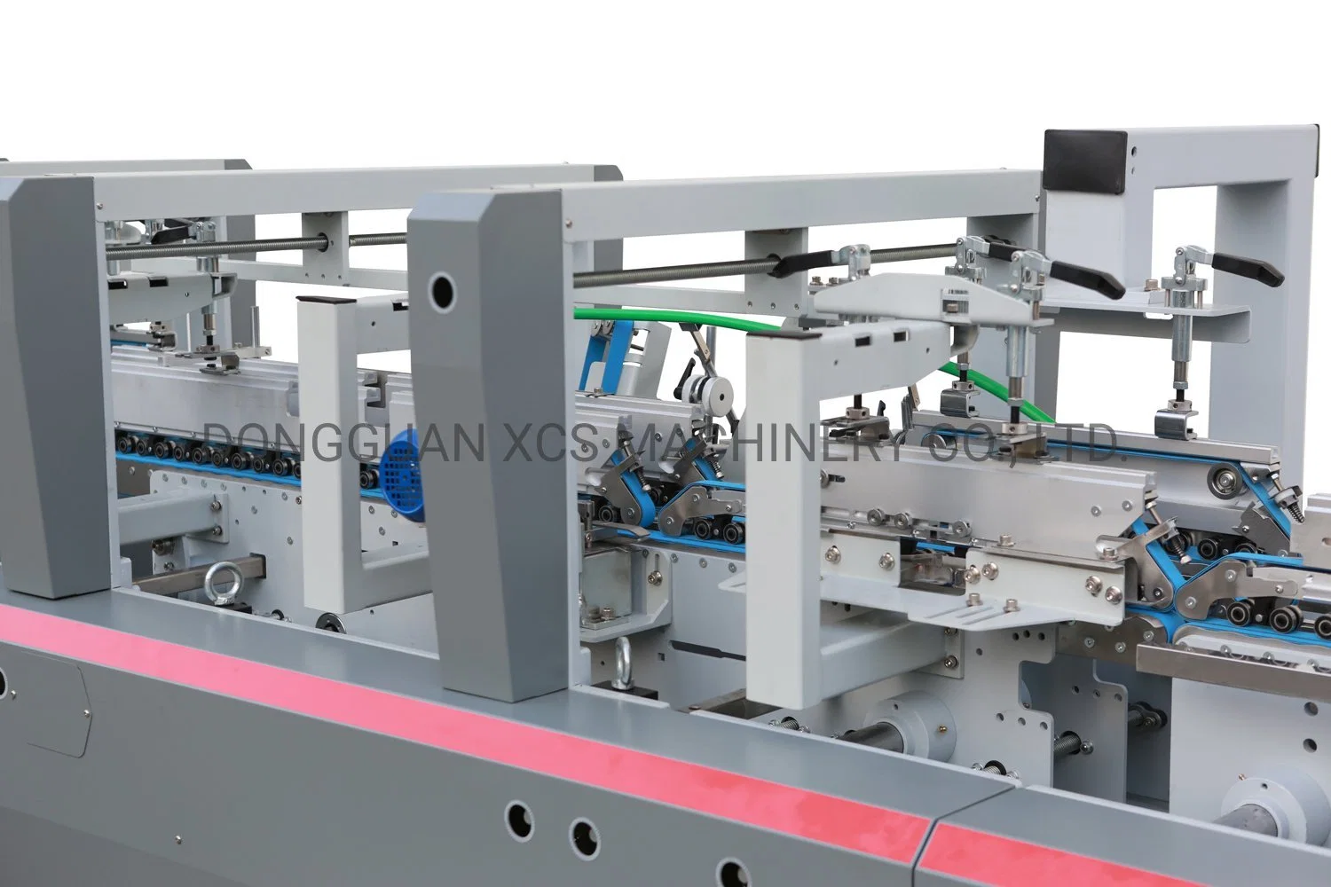 Cosmetic & Medicine Packing Boxes High-Speed Automatic Folding Gluing Machine with Bar Code Qr Code 100% Vision Online Inspection Function