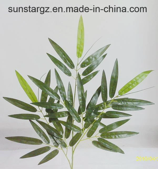 PE Bamboo Tree Leaf Artificial Plant for Home Decoration (42301)