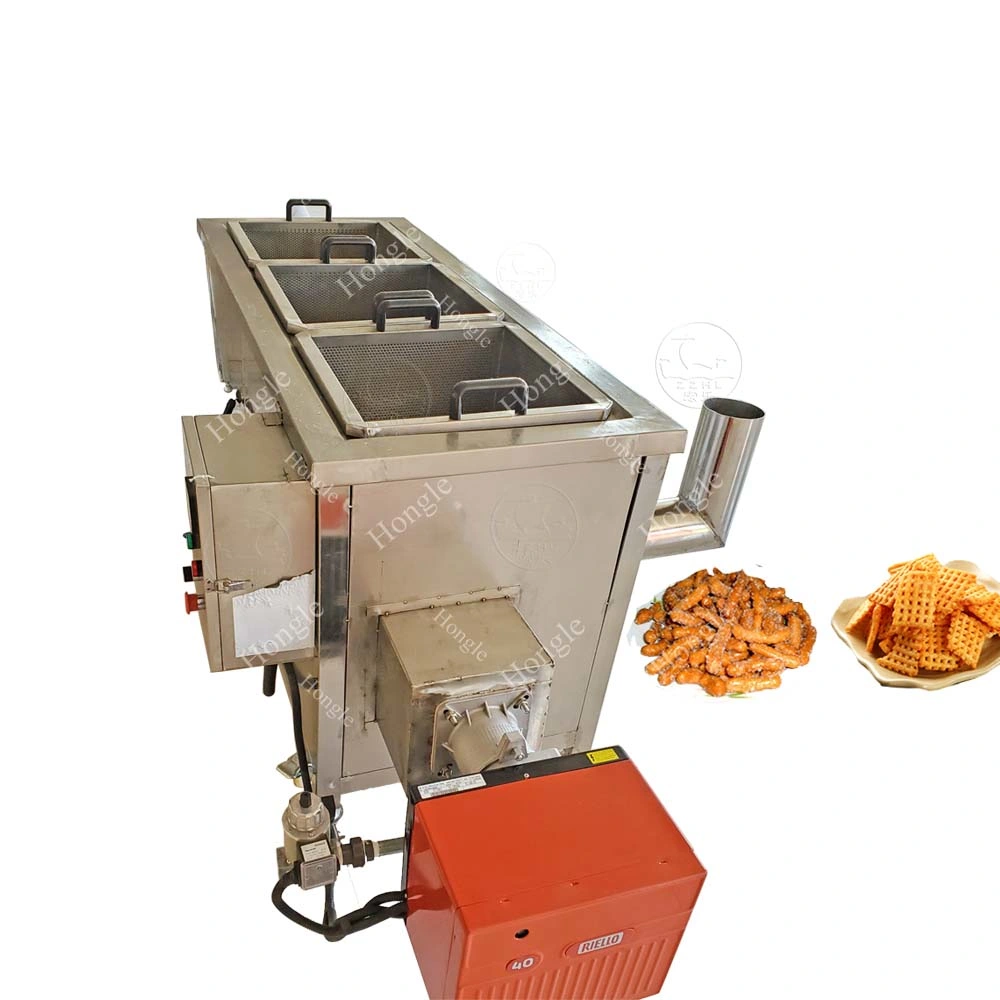 Commercial Deep Single Tank Chicken Pressure Electric Double Hot Dog Cart with Grill and Dumpling Fryer