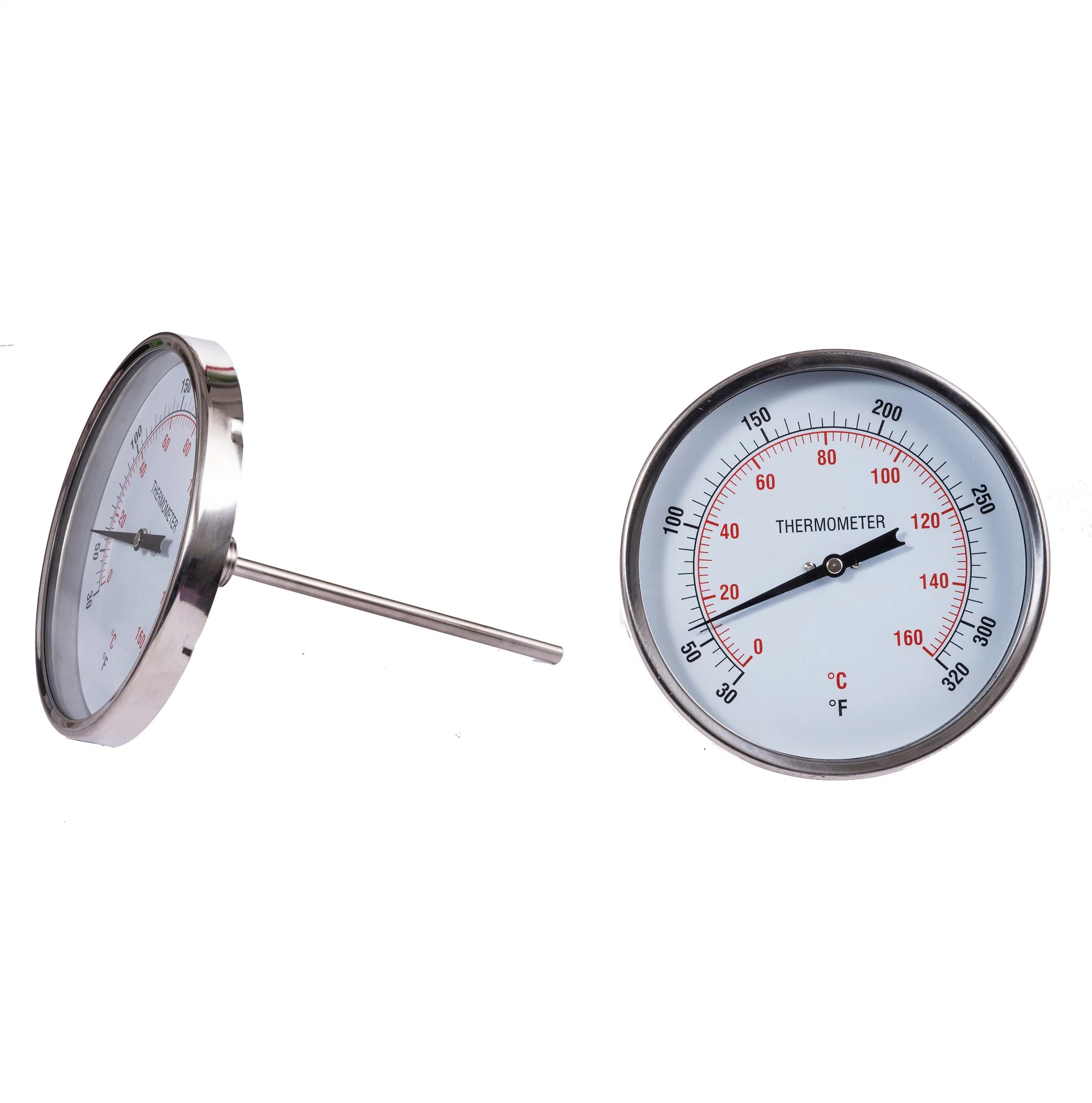 Dia 150mm Temperature Gauge Display 3m Capillary Type Temperature Meter